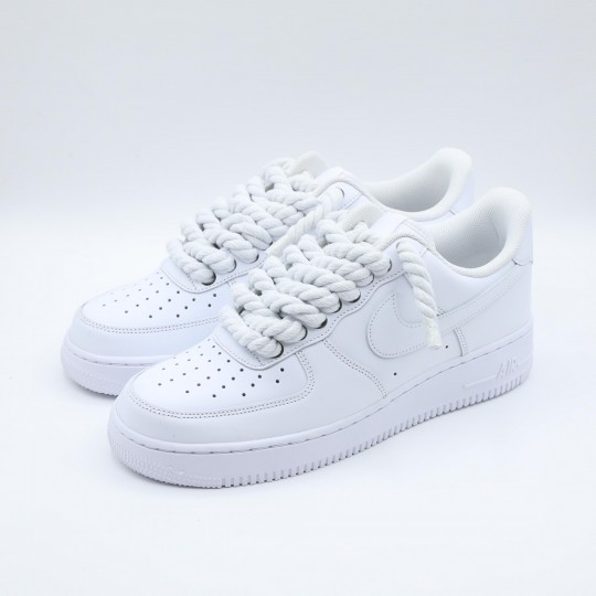 nike air force 1 custom rope laces air force gros lacets en corde sneakers big laces pour homme