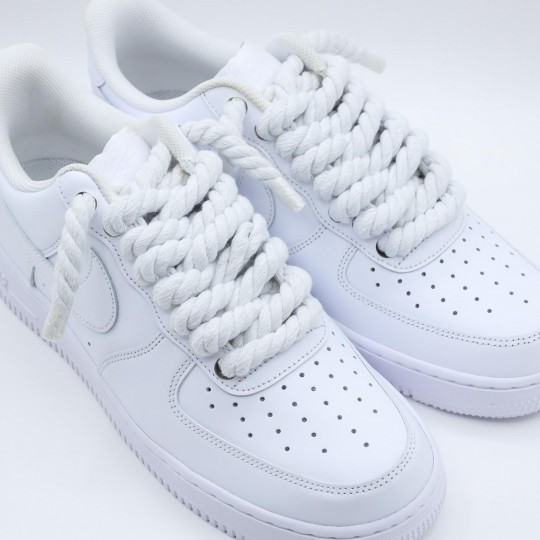 nike air force 1 custom rope laces air force gros lacets en corde sneakers big laces pour homme