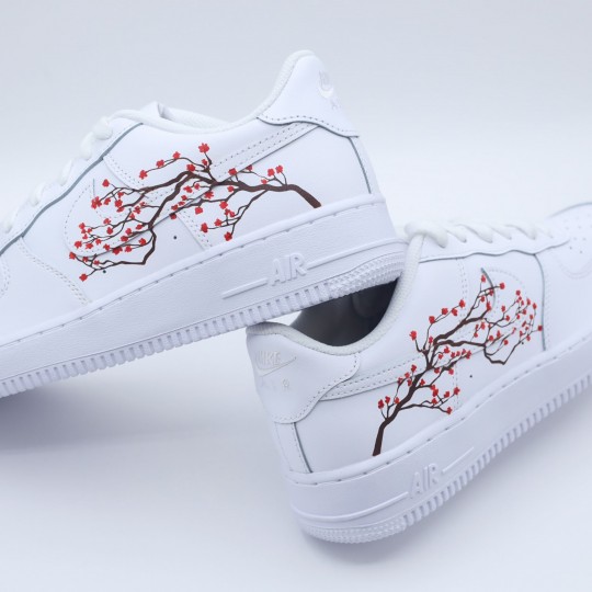 nike air force 1 custom cherry blossom nike fleurs de cerisiers pour femme