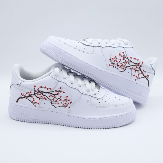 nike air force 1 custom cherry blossom nike fleurs de cerisiers pour femme